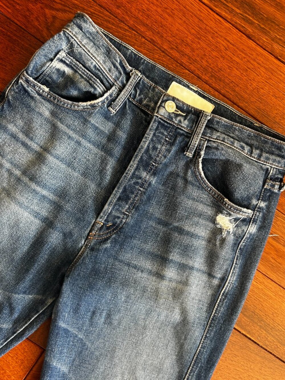 Mother Superior The Tripper Weekender Fray Jeans My Treat Size 29 - Picture 2 of 9